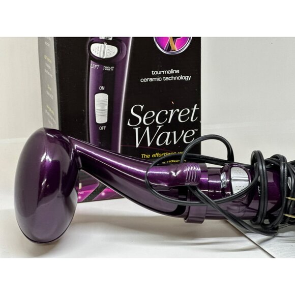 Conair CD204 Infiniti Pro by Secret Wave 360° Rotation Purple Styler Used In Box - Picture 3 of 7